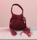 Naina Shimmer Potli- Red