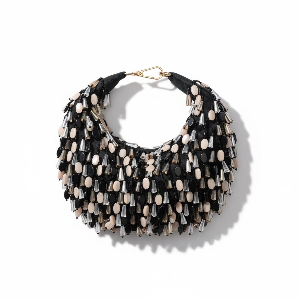 Midnight Drizzle Hobo Bag