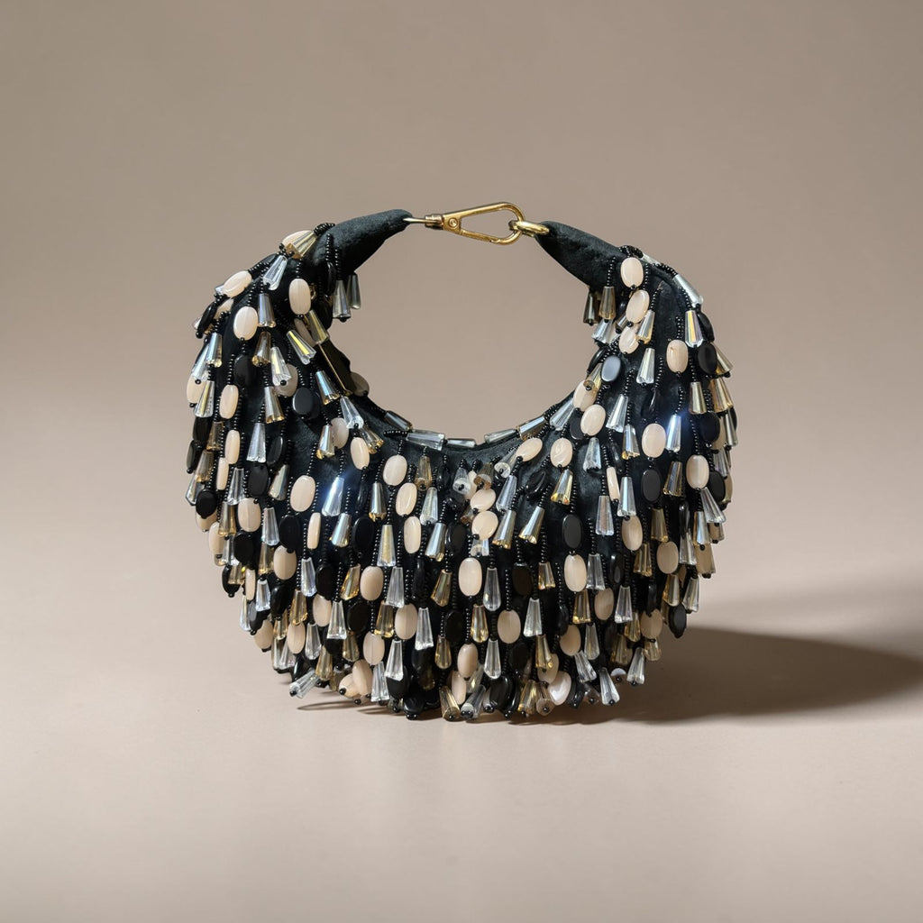 Midnight Drizzle Hobo Bag